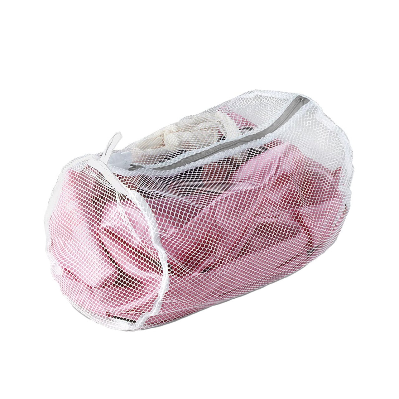 Large Lightweight Nylon-Mesh Lingerie Storage Wash Bag 13.5X9x9 Durable Design